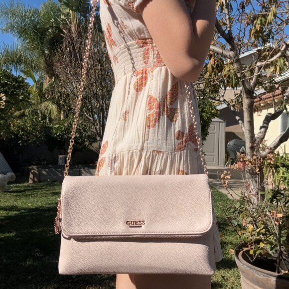 Guess Pink Crossbody Bag - Picture 1 of 2